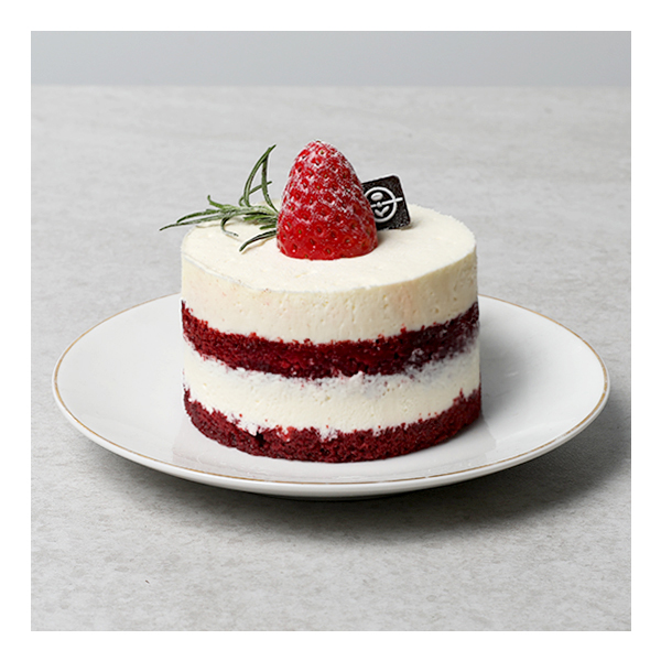 Strawberry White  Red Velvet Cake